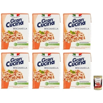 6 x Gran Cucina Besciamella, augu izcelsmes krējum