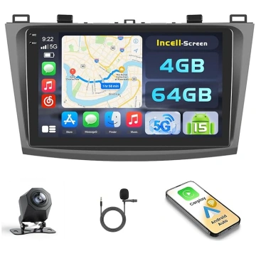 Android 15 4 + 64 GB auto radio Mazda 3 2009-2013 