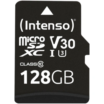 Intenso MEMORY MICRO SDXC 128GB C10/W/ADAPTER 3433