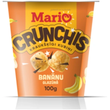 Kubiņi MARIO ar banānu garšu, 100g (450-23149)