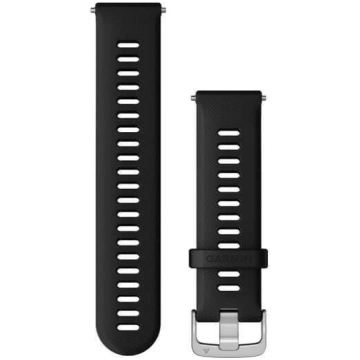 Garmin Quick Release silicone strap, 22 mm, black 