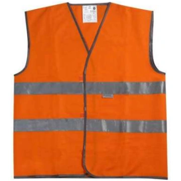 2. klases signālveste ar atstarojošām svītrām, ora