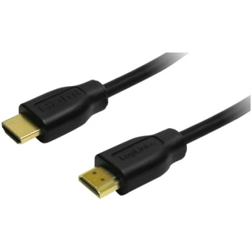 Logilink HDMI-Kabel A/M zu A/M, 4K/30 Hz, schwarz,