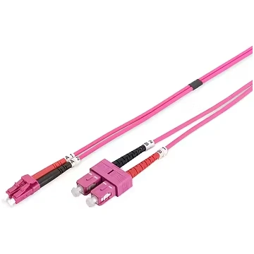 Digitus Fiber Optic Multimode Patch Cord, OM4, LC/