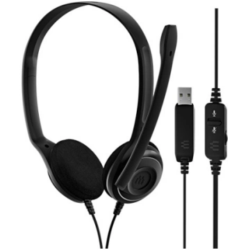 EPOS PC 8 USB Stereo Headset for Computer with Rem