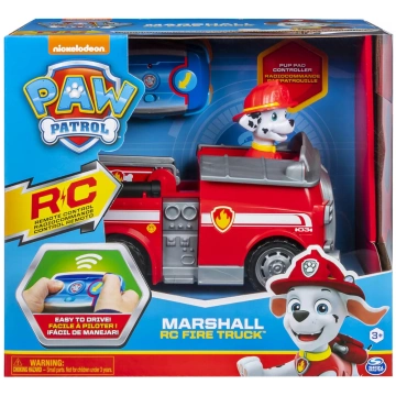 Ugunsdzēsēju auto PAW Patrol Marshall tālvadības u