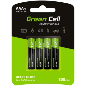 GREENCELL Green Cell akumulators 4x AAA HR03 12V 8