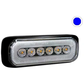 Axixtech LED horizontal signal lighthead, blue 132