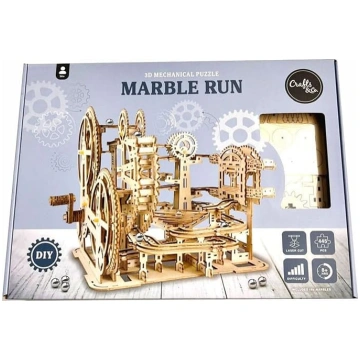 XL koka būvniecības komplekts Marble Run - 445 gab