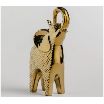 Dekoratīvā figūra TRUMPETTO - Zilonis | 44095-ZŁO-