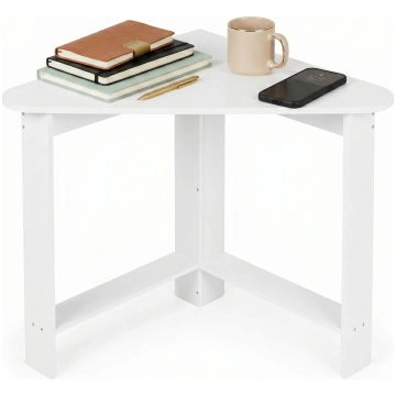 ModernHome Balts Stūra Datorgalds - corner desk, s