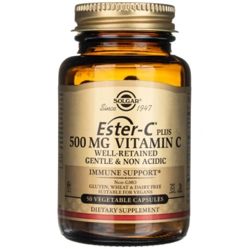 Solgar Ester-C Plus C vitamīns 500 mg - 50 dārzeņu