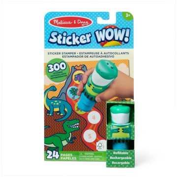 Uzlīme, komplekts, dinozaurs Melissa & Doug Sticke