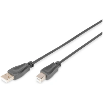 Digitus USB 2.0 connection cable, type A to B, sta