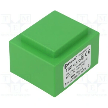 Transformer: encapsulated; 4.5VA; 230VAC; 7.5V; 60