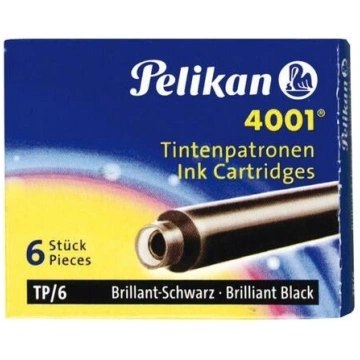 Pelikan Tintes patronas TP/6 Brilliant Black (3012