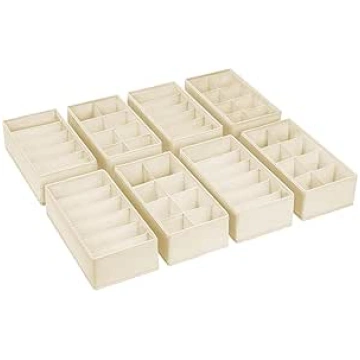 Homsorout Drawer Organiser Clothes - 8 Pieces Orga