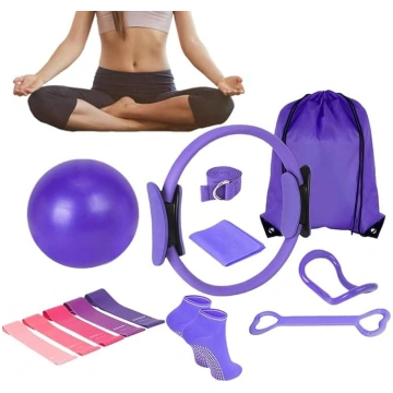 Pilates komplekts, 13 daļu Pilates gredzenu komple
