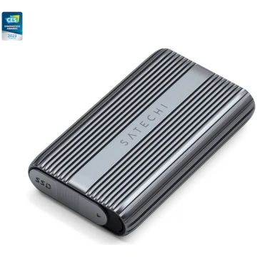 Satechi USB4 NVMe SSD Pro SSD Enclosure, Grey ST-E