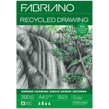 Blocco da Disegno Ecologico Fabriano a Grana Natur