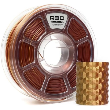 R3D Dual Color Silk PLA 3D printera filaments, koe