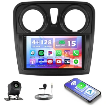 Hikity 4+128G Autoradio für Renault Dacia SANDERO 