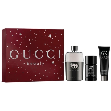 Set Gucci Guilty Pour Homme Edt Aerosols 90ml + Sh