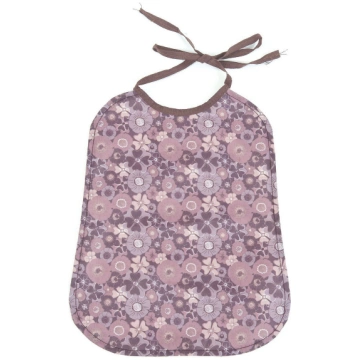 Smallstuff - Eating Bib, Large, Powder Flower - iz