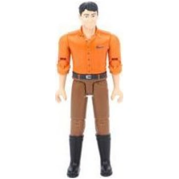 Bruder bWorld Figurine - Man in Brown Jeans (40017