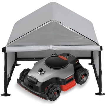 Robotizēta zāles pļāvēja garāža, garāža robotizēta