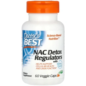 Doctor"s Best NAC detoksikācijas regulatori - 60 k