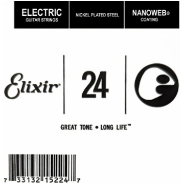 Electric Nanoweb Single 024 stīga Elixir