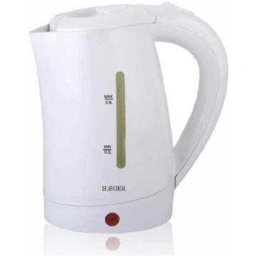 Elektriskā tējkanna Haeger 0.5 L 1100 W Balta