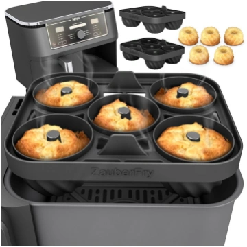 ZauberFry Mini Bundt Cake Mould Compatible with Ni
