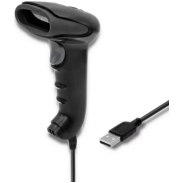 Qoltec 50868 Wireless Laser Scanner 1D | 2D | Blac