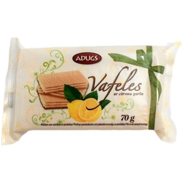Vafeles ADUGS ar citronu garšu, 70g