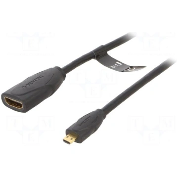 Cable | HDMI socket,micro HDMI plug | PVC | HDMI 2