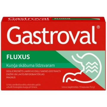 GASTROVAL Fluxus kapsulas N15