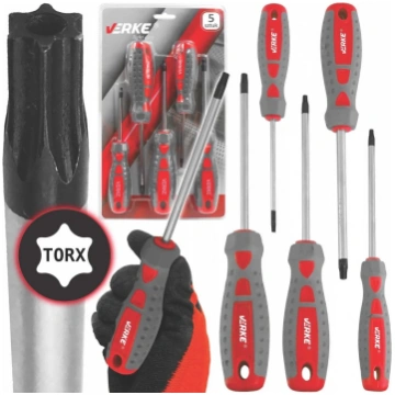 SCREWDRIVER SET | T-STAR (TORX) | T10 - T30 | 5 PC