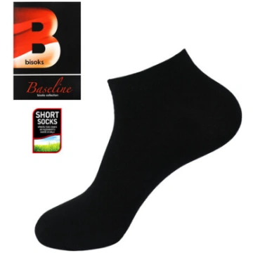 Vīriešu īsās zeķes Bisoks 12301 black