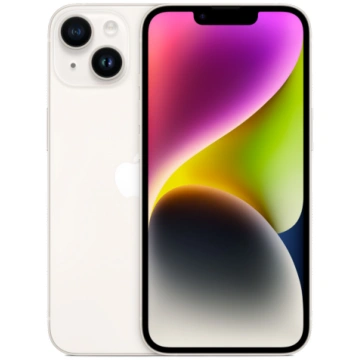Lietots - iPhone 14 128GB - Starlight (Atjaunināts