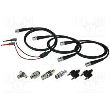 Set of cables and adapters; adapter x6,test leads 