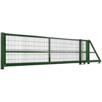 Bīdāmo vārtu paneļu komplekts 2x1.33m zaļš