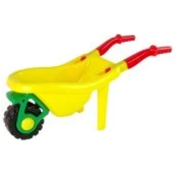 Hemar Large Coloured Garden Wheelbarrow Yellow LEA