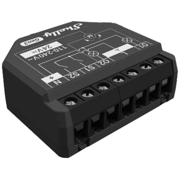 Shelly 2PM Gen3 2-channel Controller, WiFi/Bluetoo