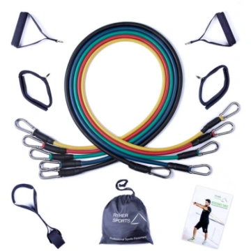 Ryher Sports 11 daļu elastīgo cauruļu pretestības 