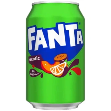 Gāzēts dzēriens FANTA Exotic, bundžā, 0.33l (DEP)