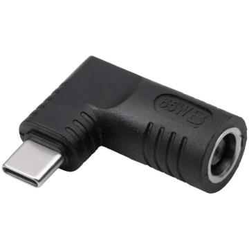 DC 7.4/5mm + pin to USB Type-C Adapter - Socket fo