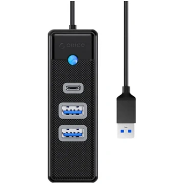 Orico USB Hub Adapter: USB to 2x USB 3.0 + USB-C, 