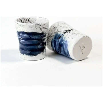 I AM GREEK - Handcrafted Ceramic Mugs "AEGEAN" SET